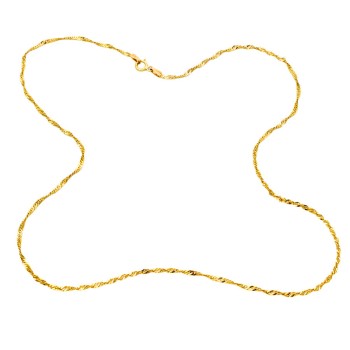 9ct gold 1.4g 18 inch Singapore Chain